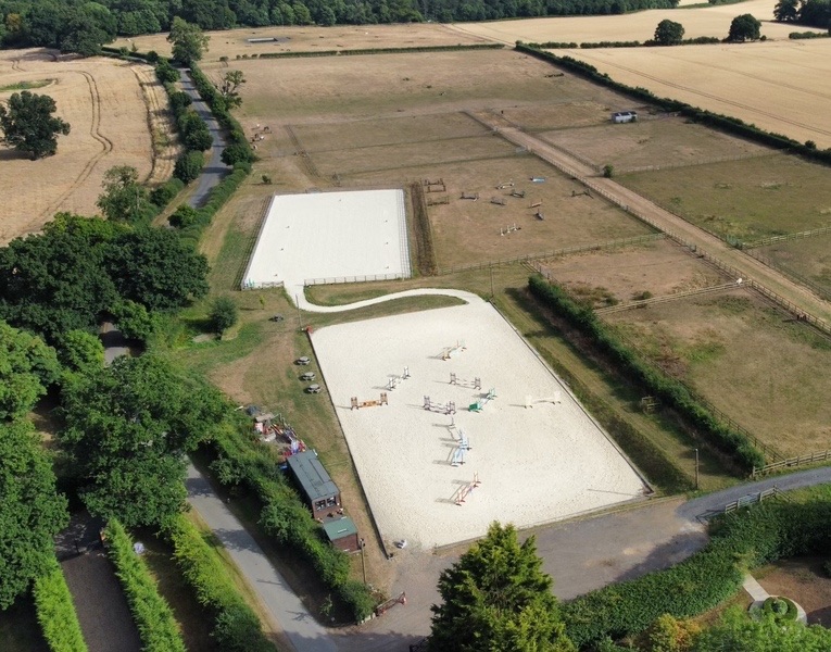 Flat, Poles & Gridwork at Wakes End Farm